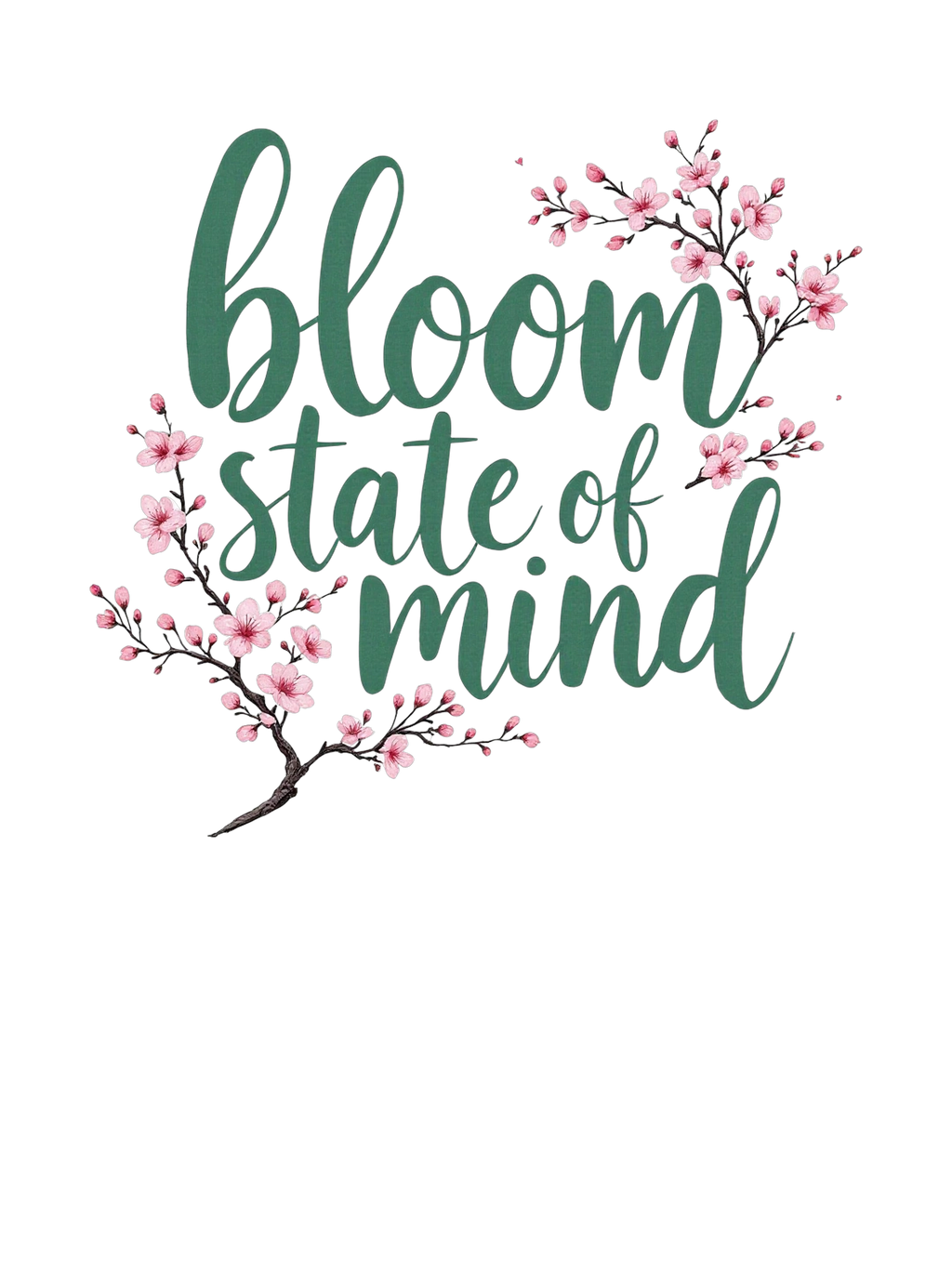 spring Bloom State of Mind Mindful Spring Tee