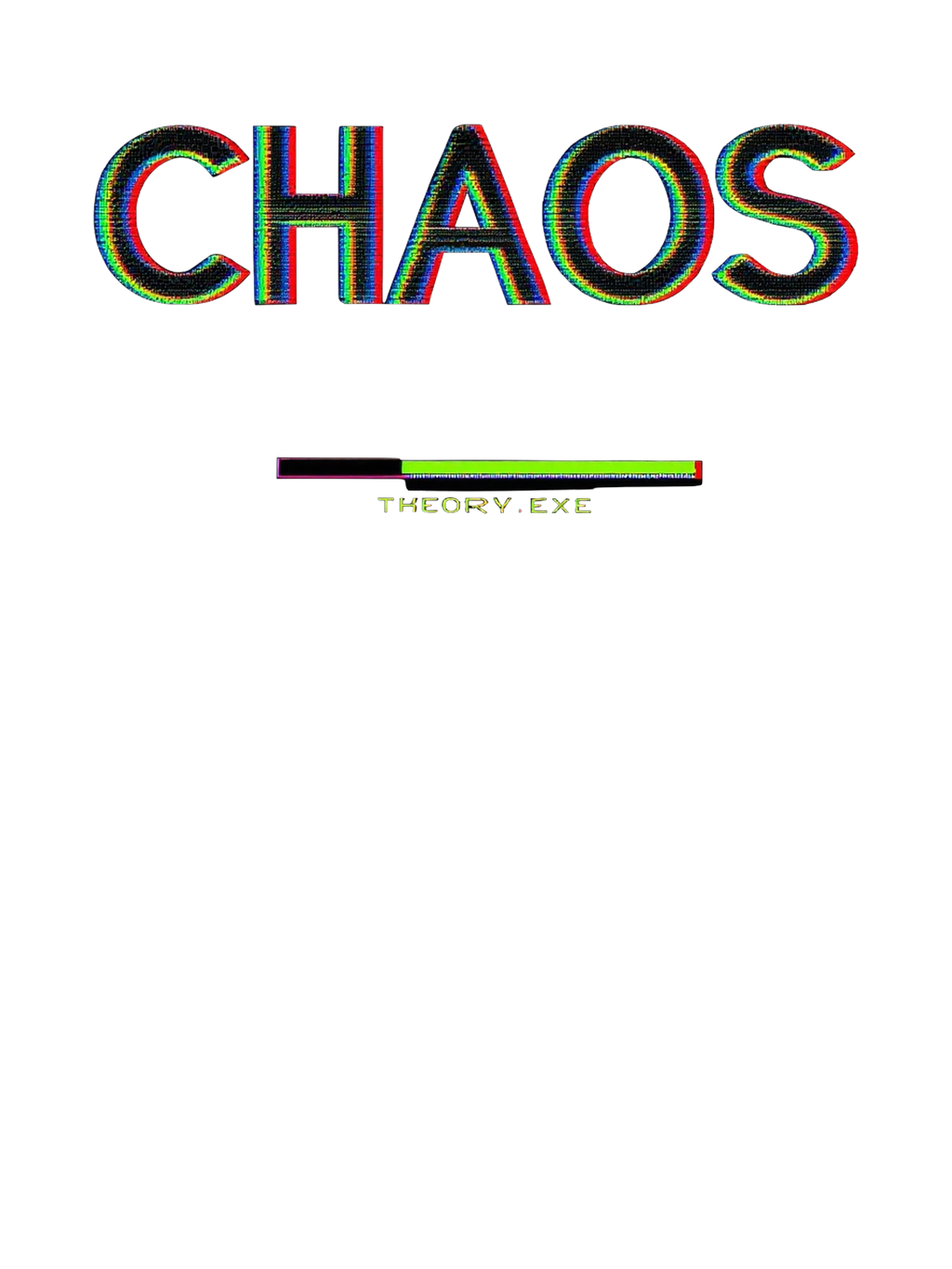 Donald Trump Chaos Theory Glitch Tee