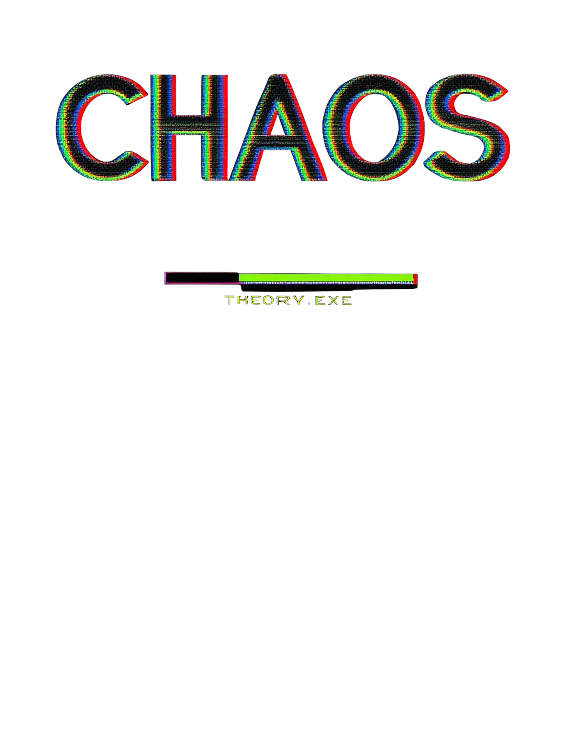Donald Trump Chaos Theory Glitch Tee