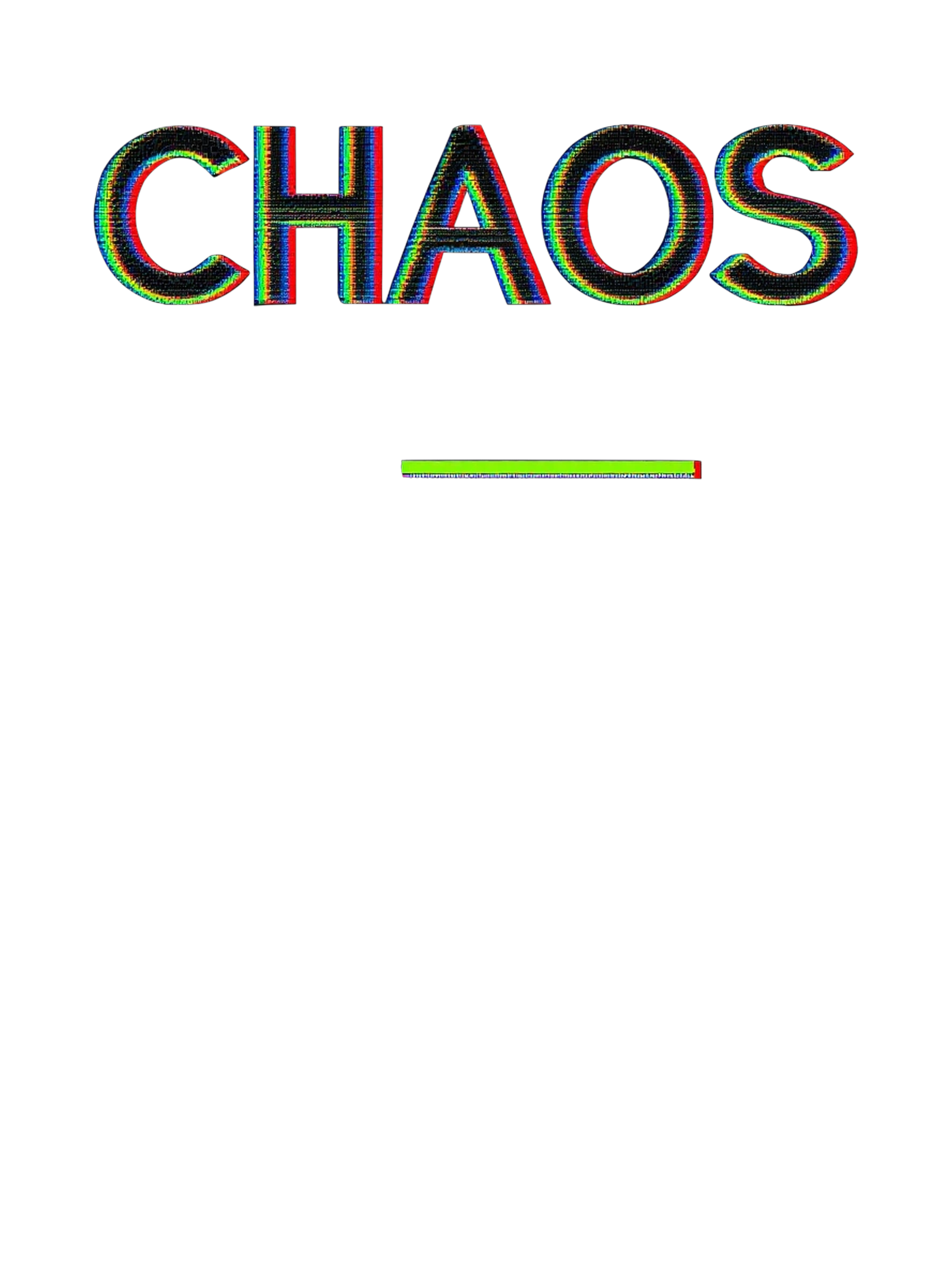 Donald Trump Chaos Theory Glitch Hoodie