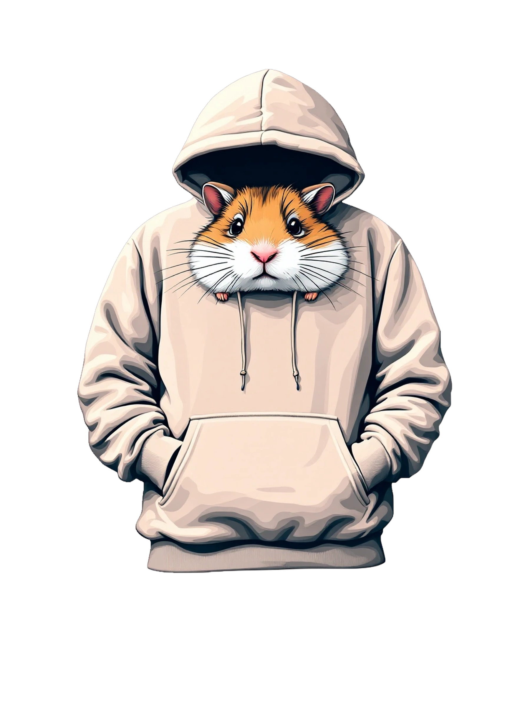 Coquette Sad Hamster Sad Coquette Hamster Hoodie - Cozy Vibes
