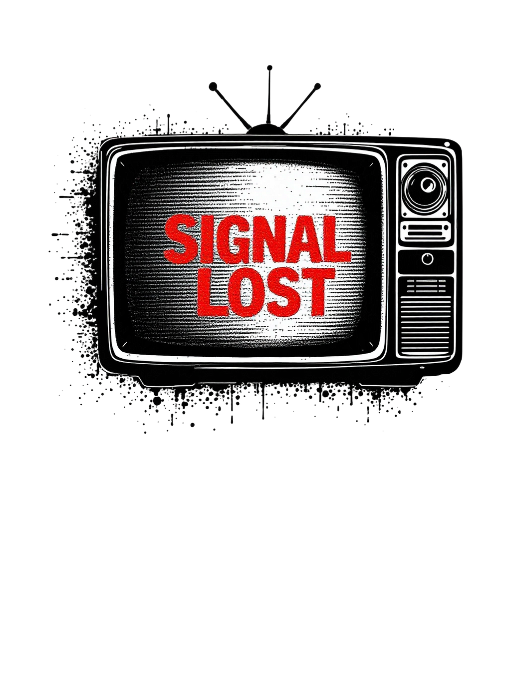 crispin blunt Signal Lost Retro Broadcast Hoodie