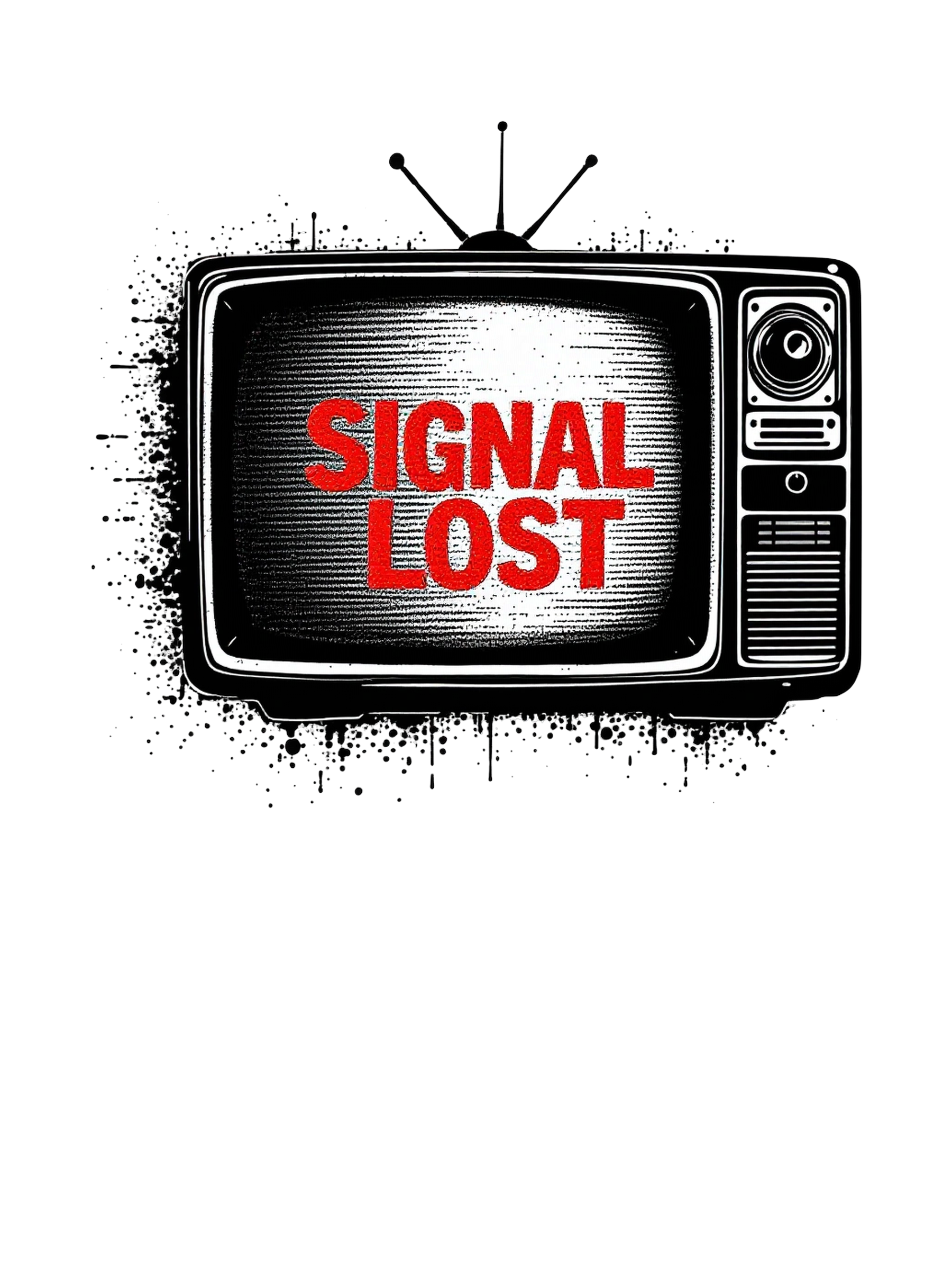 crispin blunt Signal Lost Retro Broadcast Hoodie