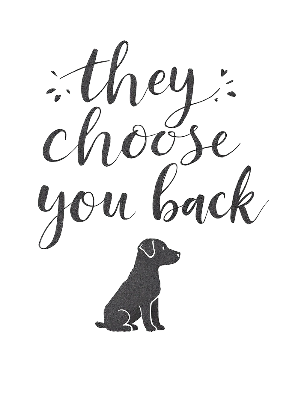 Inspired By A Viral AI Video, This Shelter Let Dogs Choose Their New Families (40 Pics) They Choose You Back - Adoption Awareness Tee