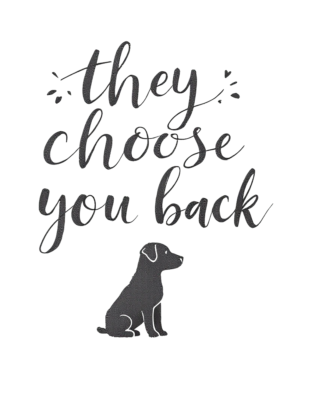 Inspired By A Viral AI Video, This Shelter Let Dogs Choose Their New Families (40 Pics) They Choose You Back - Adoption Awareness Hoodie