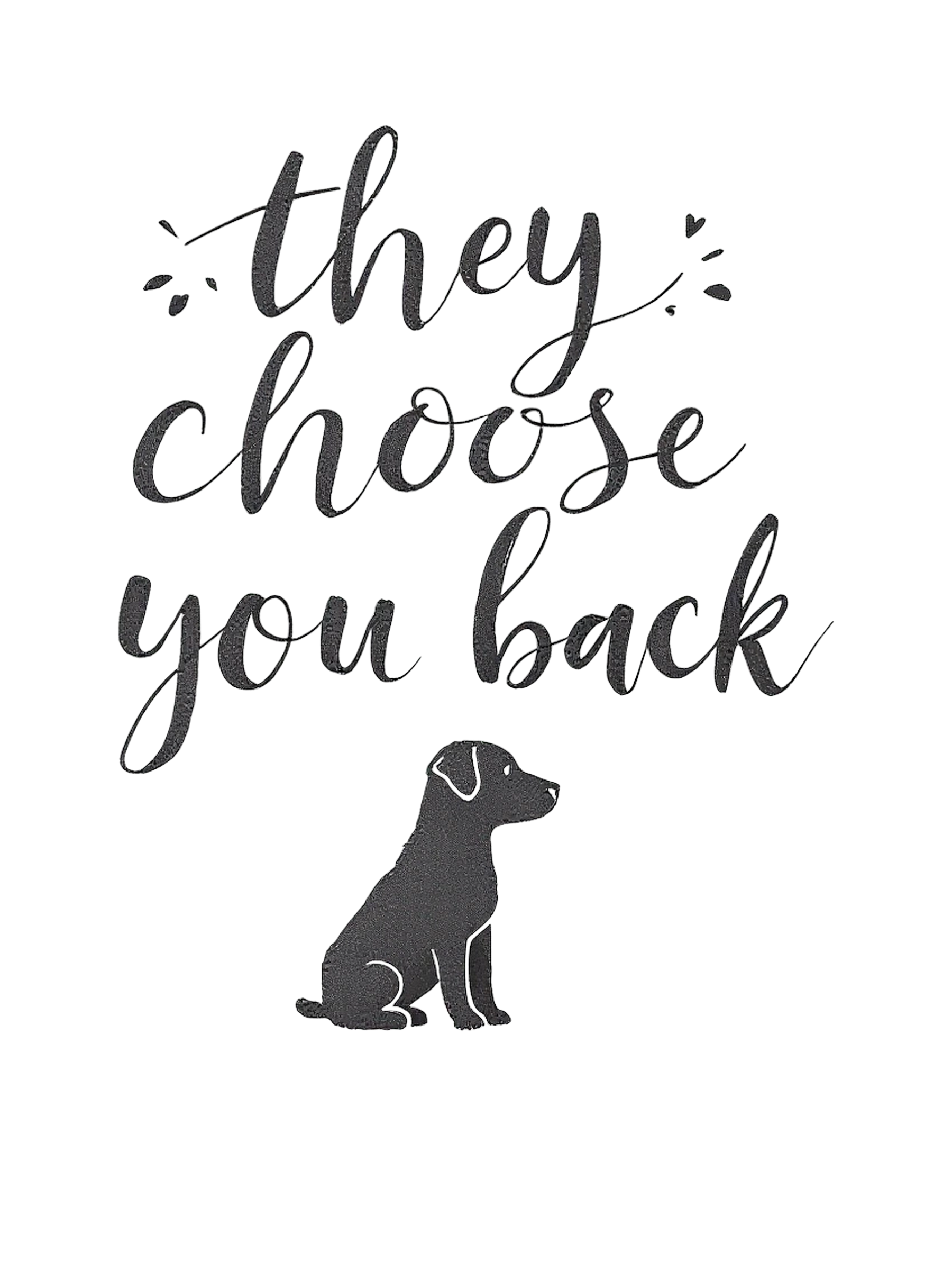 Inspired By A Viral AI Video, This Shelter Let Dogs Choose Their New Families (40 Pics) They Choose You Back - Adoption Awareness Hoodie