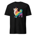 Dazzling Dog A Joyful Pup Bursting With Colour, Sparkle Dazzling Dog Rainbow Sparkle Pup Trendy T-Shirt - Image 1