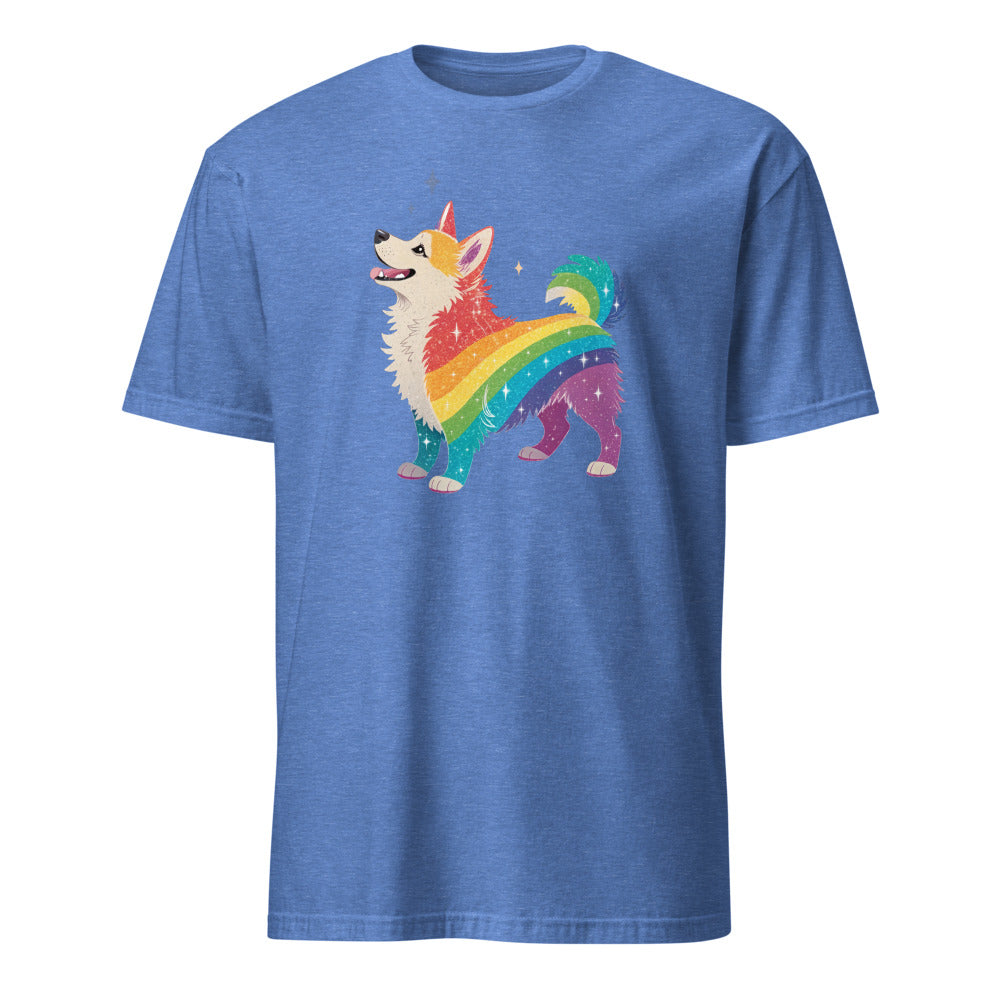 Dazzling Dog A Joyful Pup Bursting With Colour, Sparkle Dazzling Dog Rainbow Sparkle Pup Trendy T-Shirt - Image 2