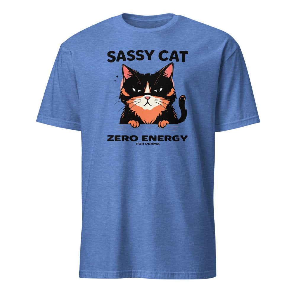 Cat Meme Sassy Cat Energy - Internet Culture Meme Tee - Image 2