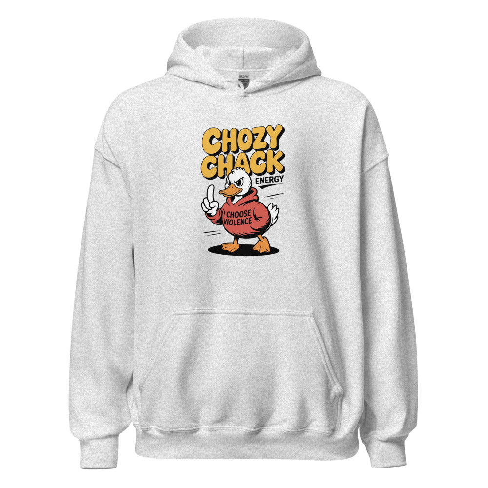 I Choose Violence Funny Duck I Choose Violence Duck Hoodie - Chaotic Energy - Image 2