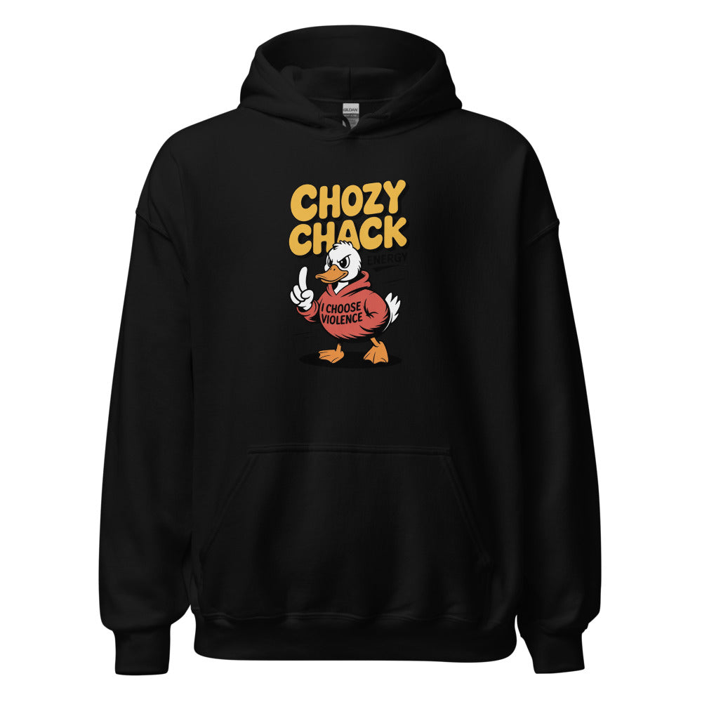 I Choose Violence Funny Duck I Choose Violence Duck Hoodie - Chaotic Energy - Image 1
