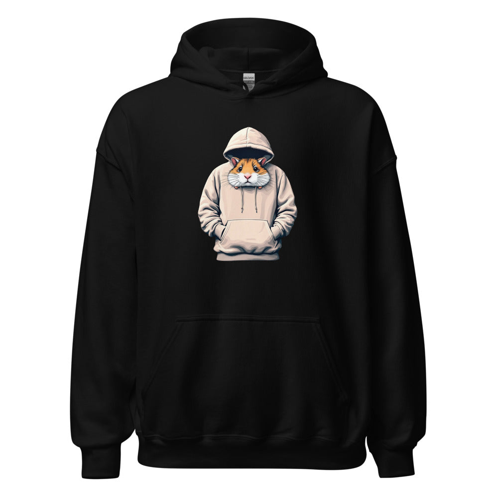 Coquette Sad Hamster Sad Coquette Hamster Hoodie - Cozy Vibes - Image 1